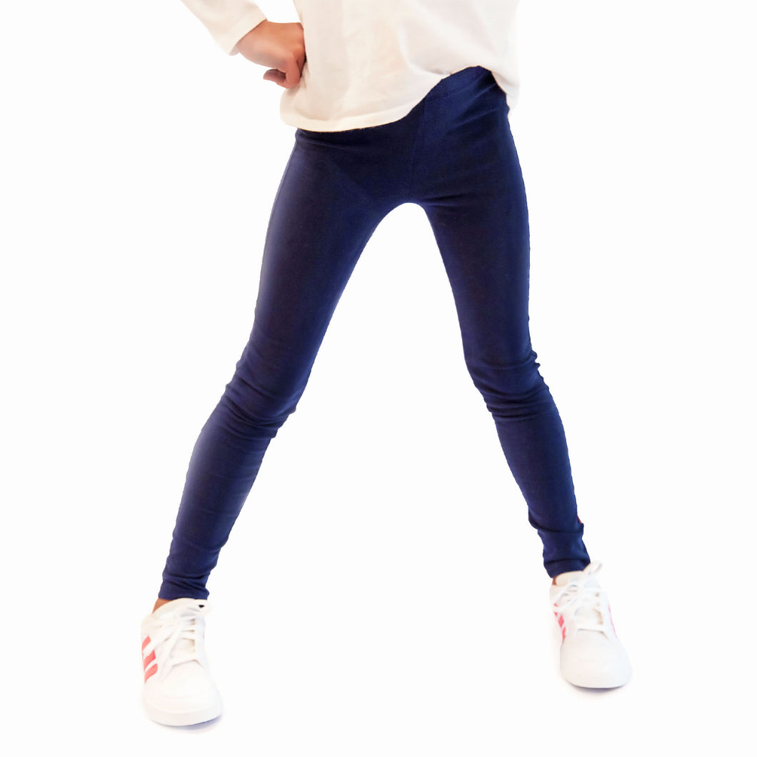 Girls Leggings in Blueberry Cobbler