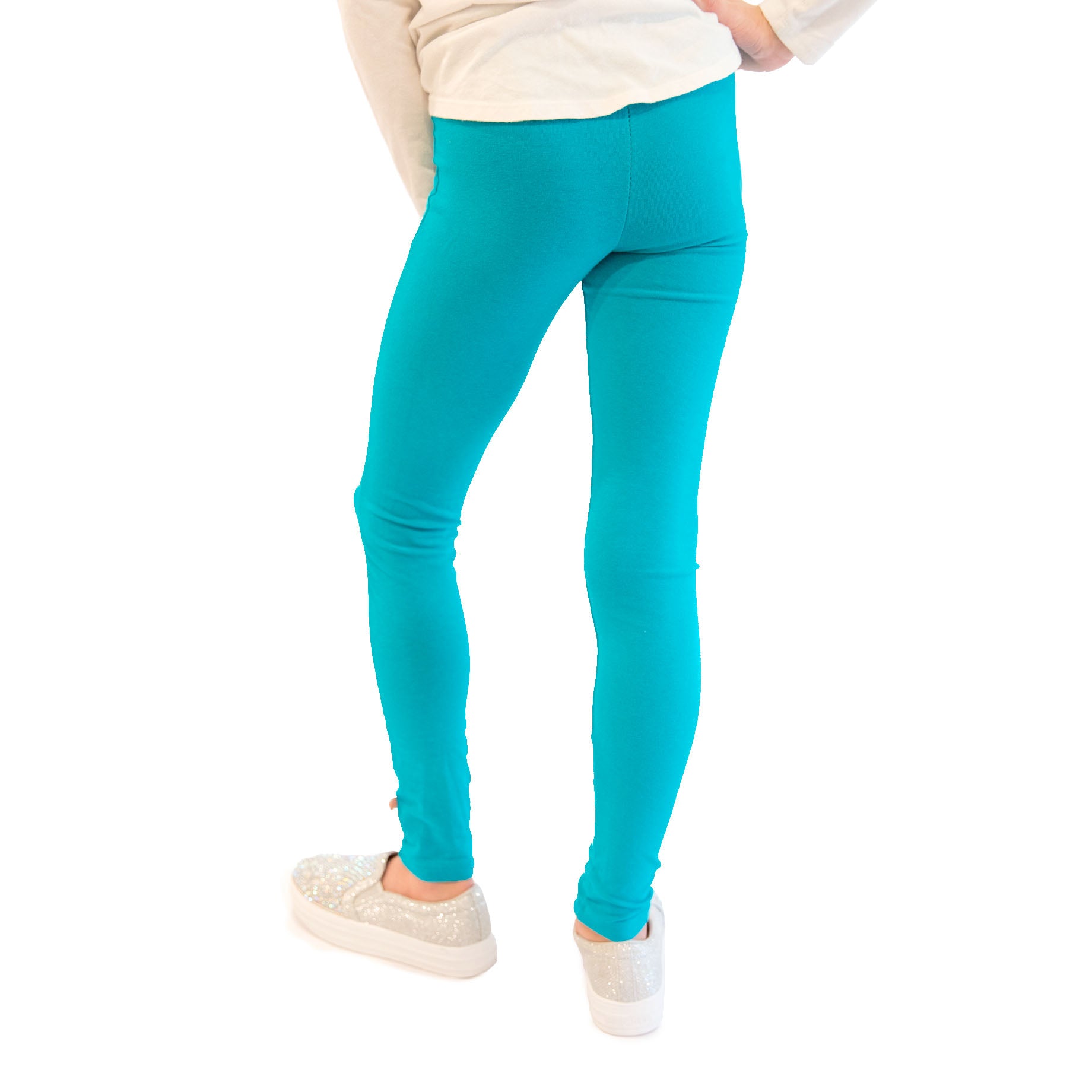 Girls Leggings in Macaroon